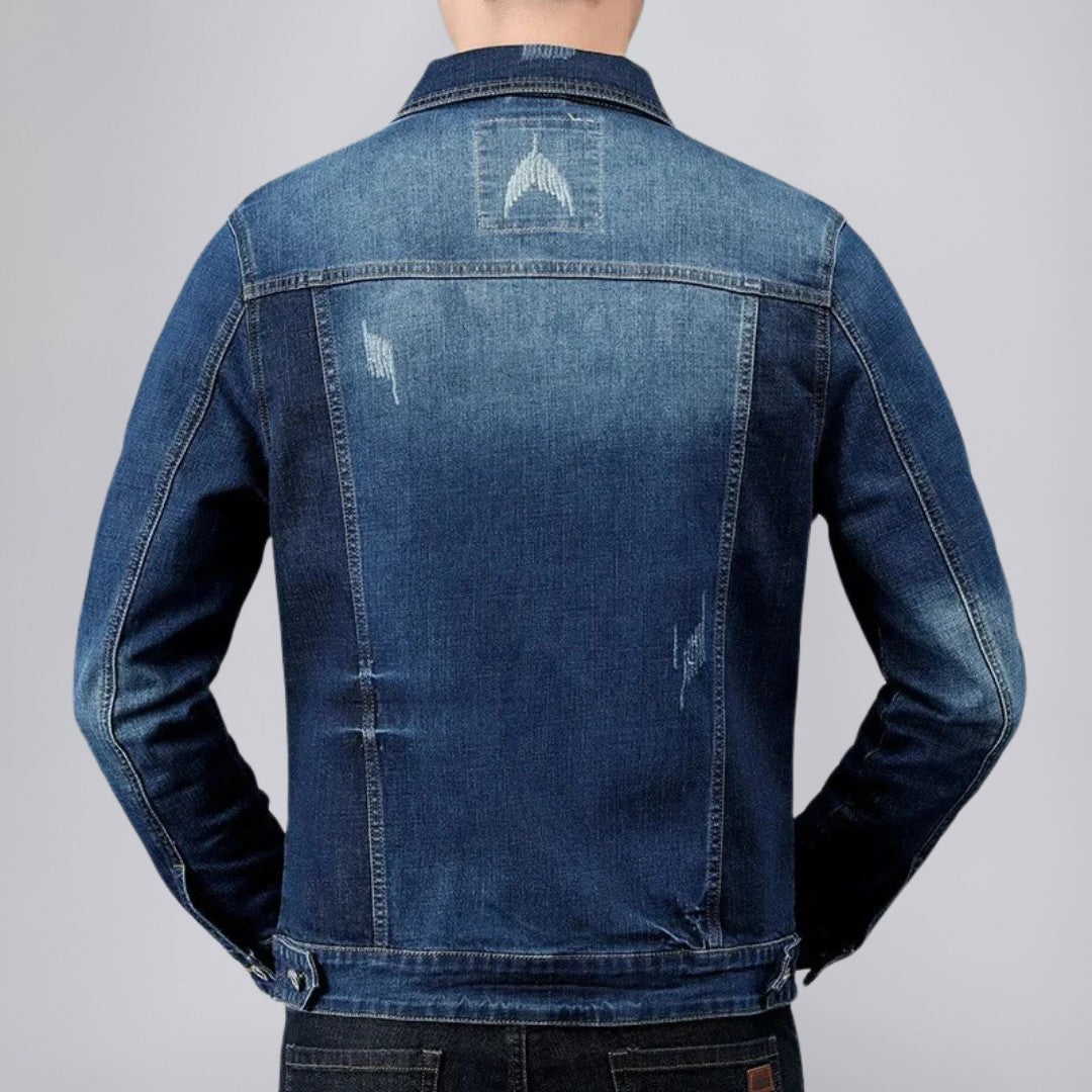 Vintage Denim Jacket with Timeless Appeal