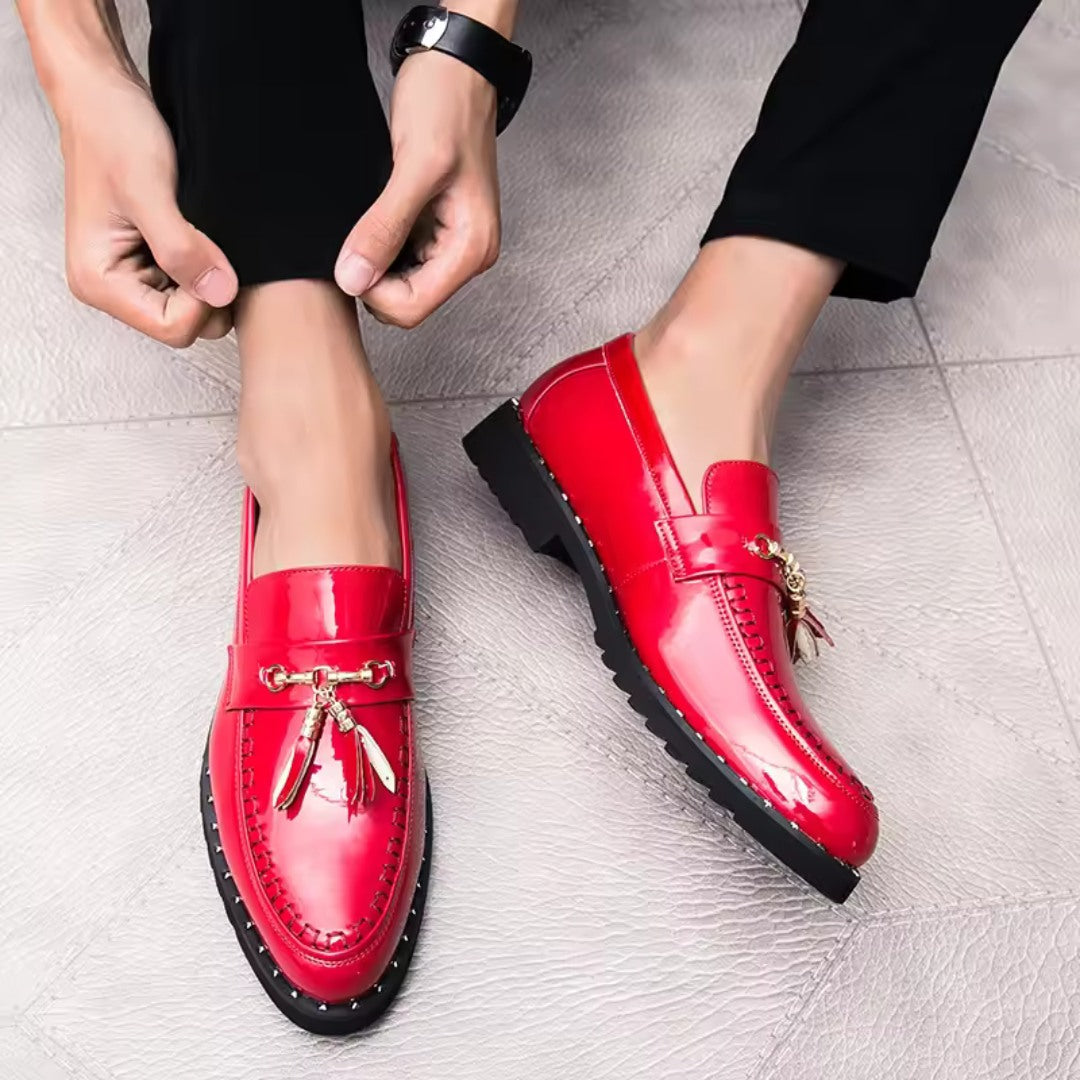 Tassel Loafers with Classic Metal Bit