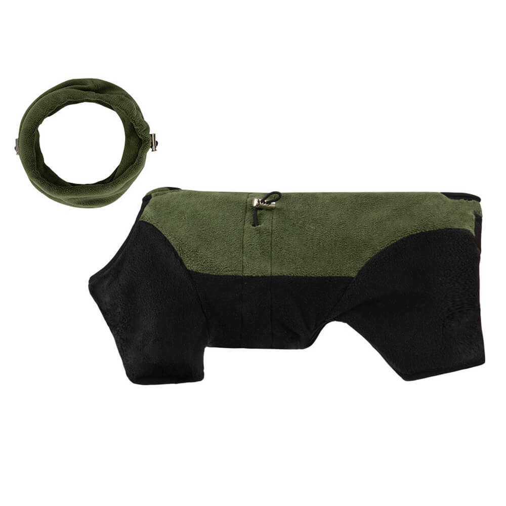BowLift | Full Protection Polar Fleece Dog Overall with Removable Collar