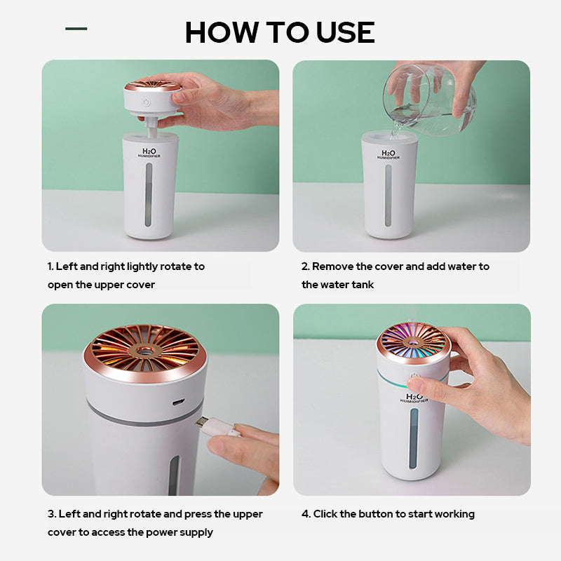 BowLift | Colorful Lighting Aromatherapy Air Humidifier