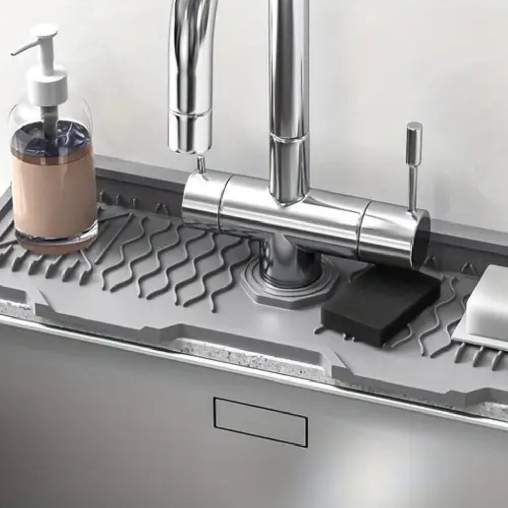 BowLift | Aqua Slope Rubber Faucet Sink Mat