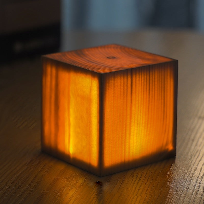 BowLift | LumiWood – LED table lamp with battery and touch control