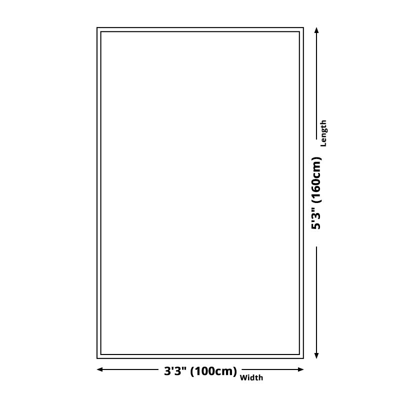 BowLift | Brown Bedroom Rug Southwestern Floral Circle Geometric Pattern Area Rug Polyester Stain-Resistant Rug