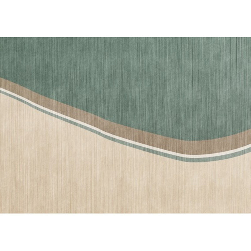 BowLift | Colorful Round Bedroom Carpet Novelty Color Block Pattern Area Rug Polyester Washable Anti-Slip Carpet