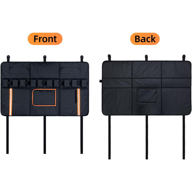BowLift | Tailgate Bike Pad for 5 Mountain Bikes Waterproof Material Tailgate Cover 2 Tool Pockets