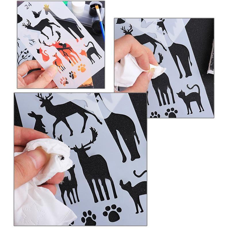 BowLift | Fast Draw Stencil Art Templates (12 Sheets/Set )