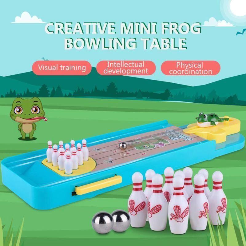 BowLift | Creative Mini Frog Bowling Table