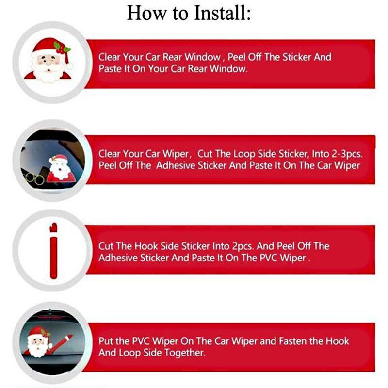 BowLift | Christmas Wiper Sticker