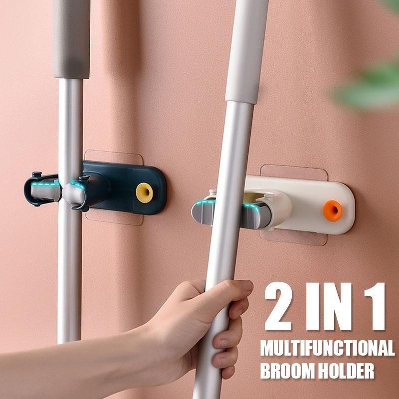 BowLift | 2 In 1 multifunctional broom holder