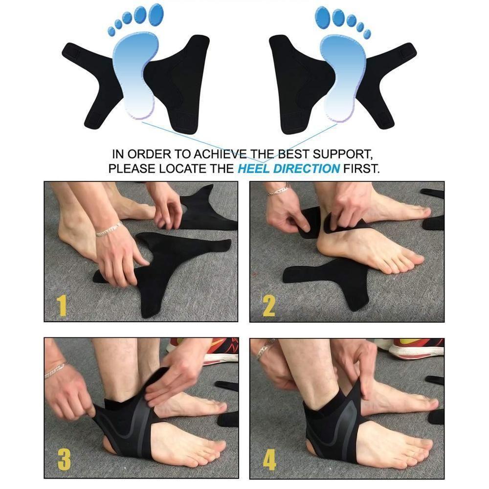 BowLift | Ankle Support Breathable Ankle Brace, 1 Pair