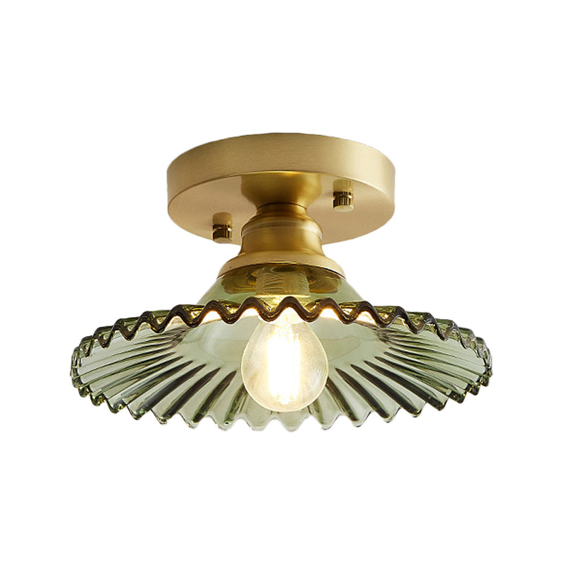 BowLift | Ceiling Light Vintage Glass Flushmount Fixture