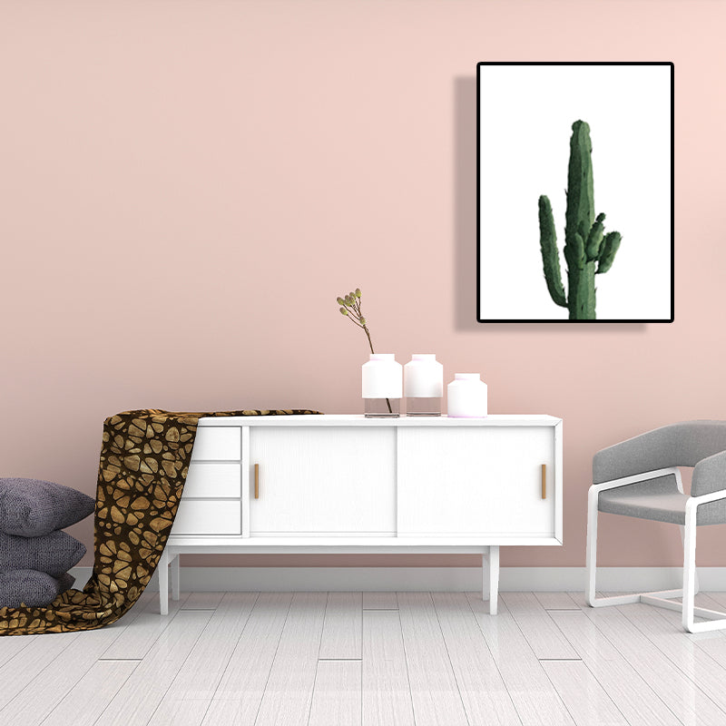 BowLift | Tropical Plant Cactus Wall Decoration Green Texture Surface Canvas Print for Living Room
