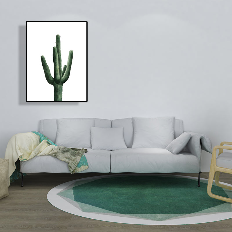 BowLift | Tropical Plant Cactus Wall Decoration Green Texture Surface Canvas Print for Living Room