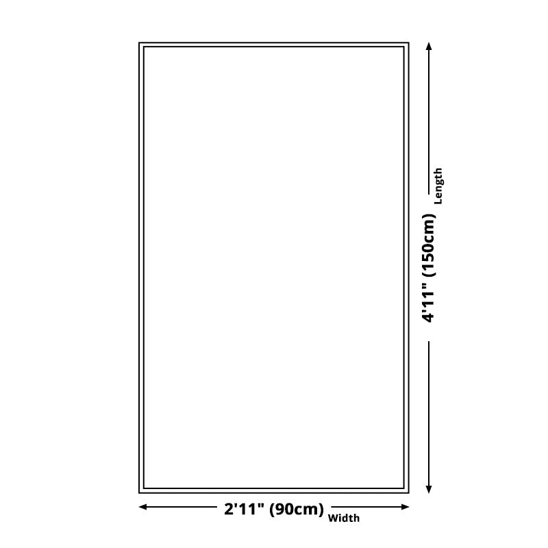 BowLift | Brown and White Bedroom Rug Southwest Geometric Diamond Stripe Pattern Rug Polyester Pet-Friendly Rug