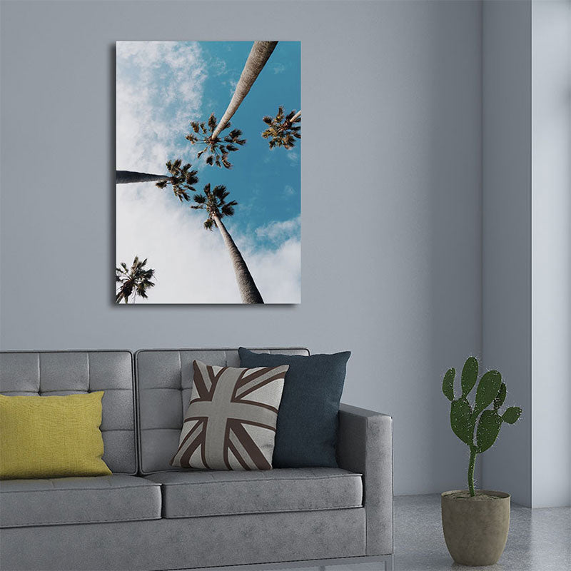 BowLift | Textured Landscape Art Print Tropical Canvas Wall Decoration for Living Room