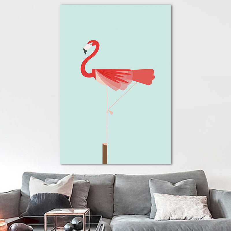 BowLift | Tropical for Teenagers Canvas Art Animal Bright Color Wall Art Prints, Multiple Size Options