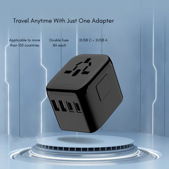 BowLift | Universal 100V-220V Smart Travel Adapter Voltage Converter