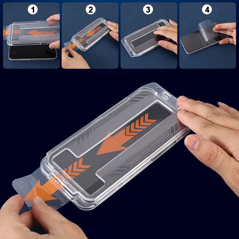 BowLift | iPhone Tempered Anti-Peeking Screen Protector without Bubbles No Dust