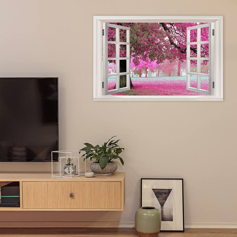 BowLift | 3D window with a view Decorative wall mural