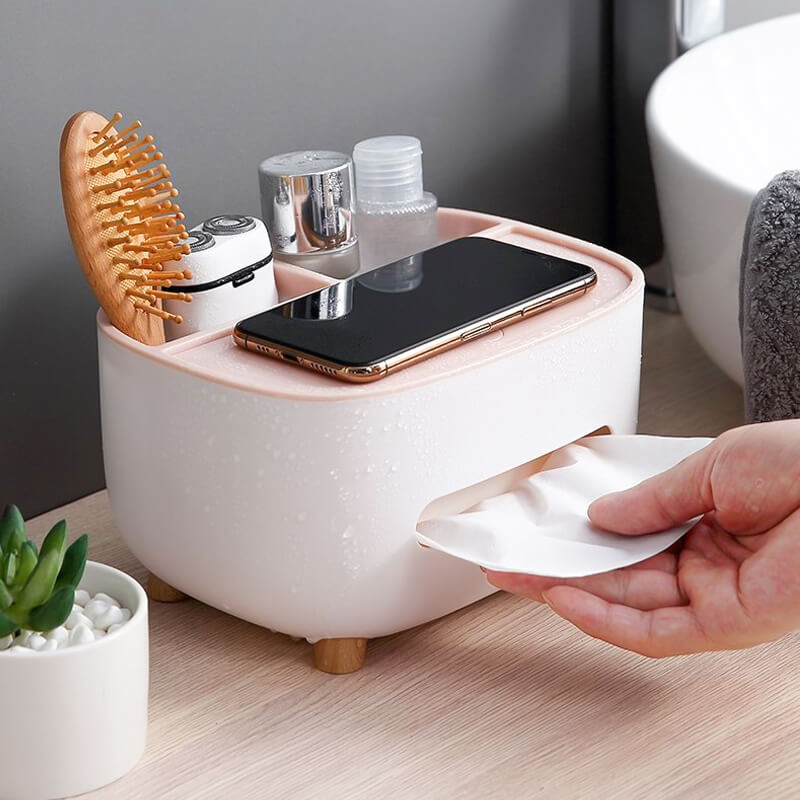 BowLift | Paper multifunctional storage box mobile phone holder