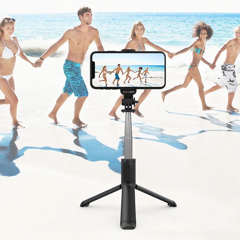 BowLift | Bluetooth Selfie Stick Tripod with Telephone Stand and Beauty Fill-in Lighting