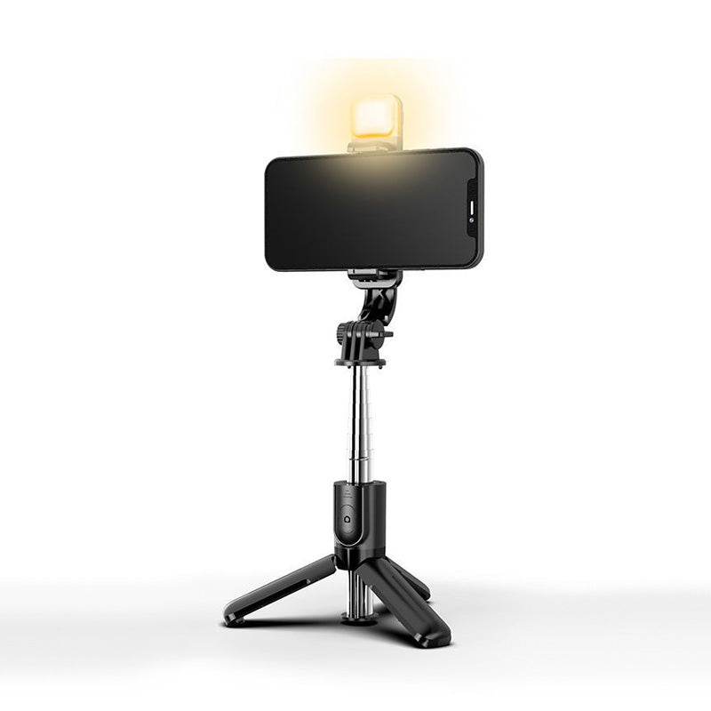 BowLift | Bluetooth Selfie Stick Tripod with Telephone Stand and Beauty Fill-in Lighting
