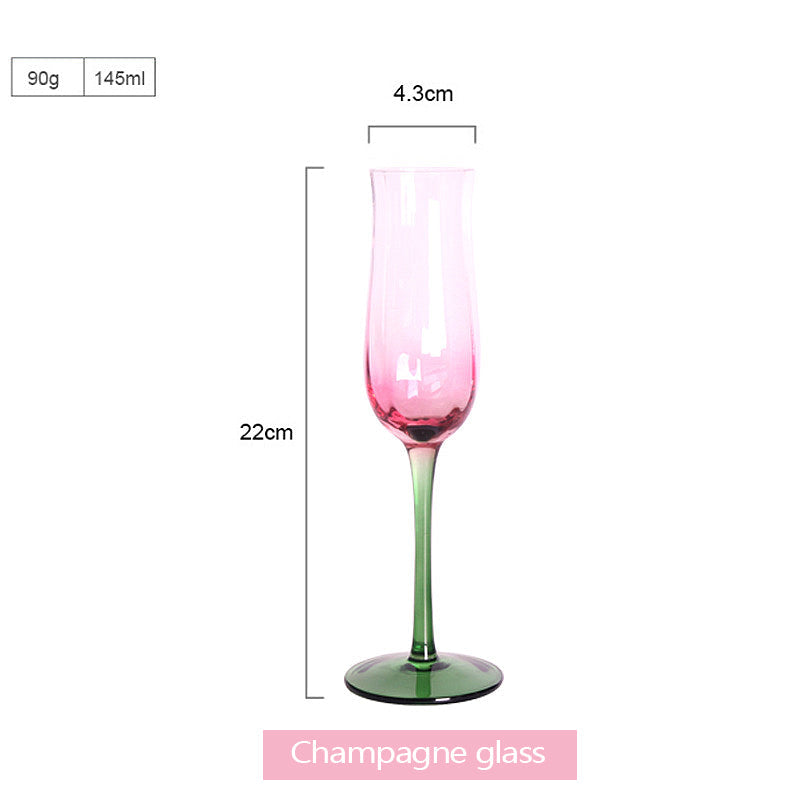 BowLift | Tulip Wine Stemware Crystal Red Wine Glasses Elegant Long Stemware Red Wine or White Wine Glassware