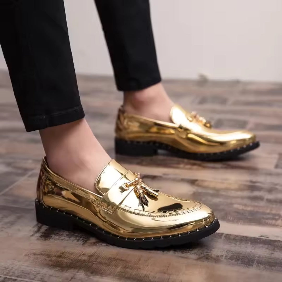 Tassel Loafers with Classic Metal Bit