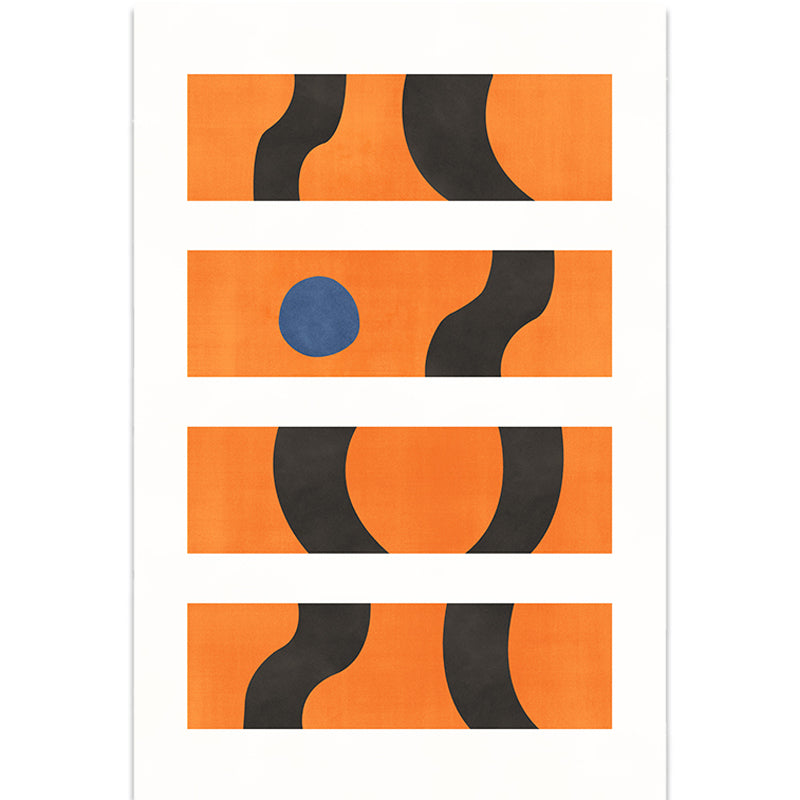 BowLift | Contemporary Abstract Area Rug Multicolor Polyester Washable Dog and Cat Friendly Carpet for Living Room