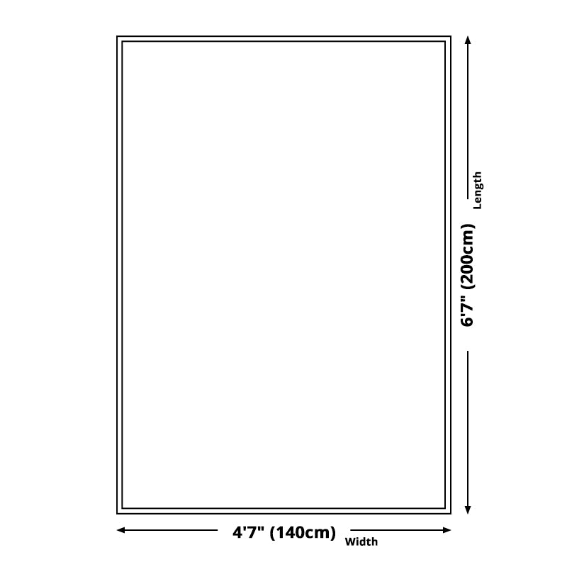 BowLift | Unique Casual Carpet Beige Color Block Carpet Washable Pet-Friendly Non-Slip Rug for the Living Room