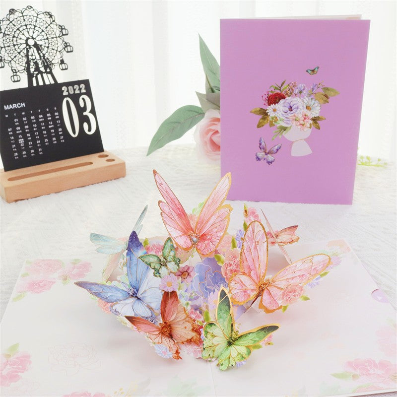 BowLift | Creative 3D paper cut-out card with popup greeting card