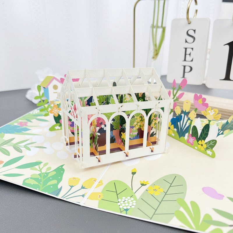 BowLift | Creative 3D paper cut-out card with popup greeting card