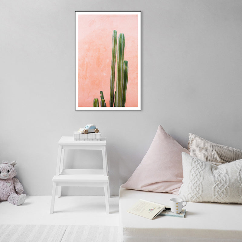 BowLift | Light Color Tropical Art Print Botanical Wrapped Canvas for Kitchen, Multiple Sizes