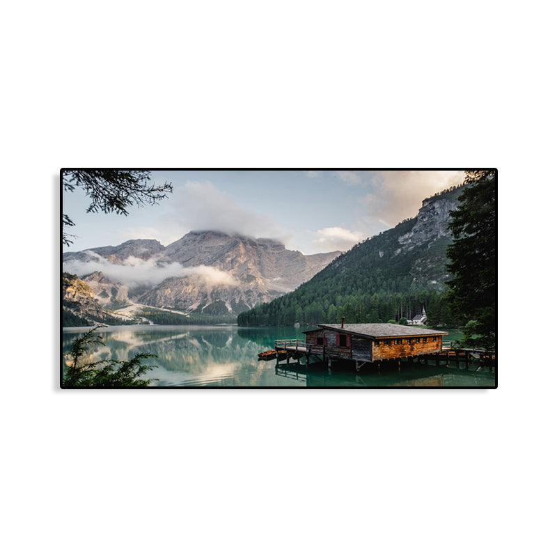 BowLift | Light Color Sea View Painting Texture Wall Decoration Print for Guest Accommodations, Multiple Sizes