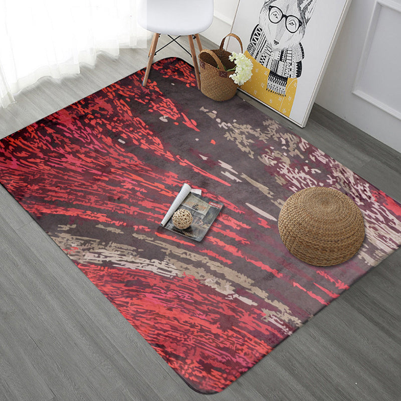 BowLift | Creative abstract rug Multicolor Industrial design rug Polyester Pet-friendly non-slip backing Washable rug for the living room