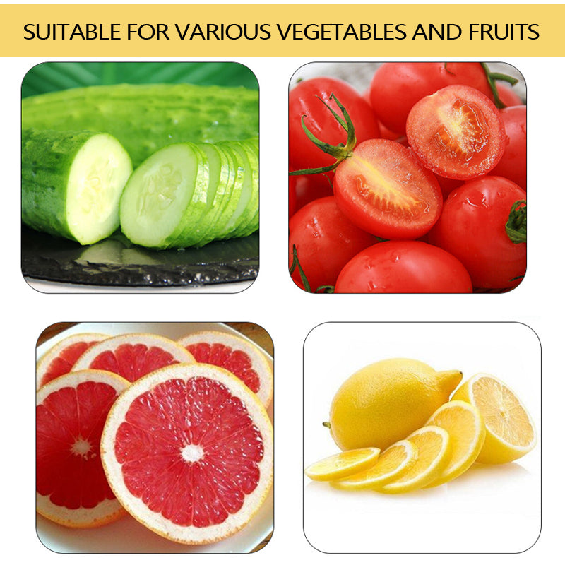 BowLift | 1/4" Stainless Steel Commercial Tomato Slicer Manual Fruits Vegetables Cutter Slicer Machine