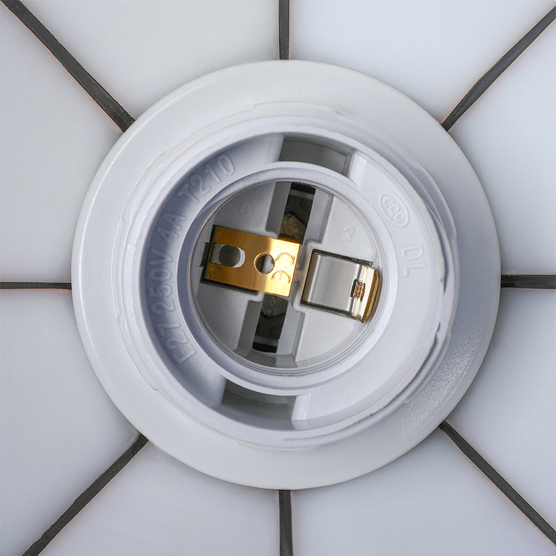 BowLift | Vintage Style Grid Dome Wall Light 1 Bulb Art Glass Wall Light with Curved Arm in Blue for Bathroom
