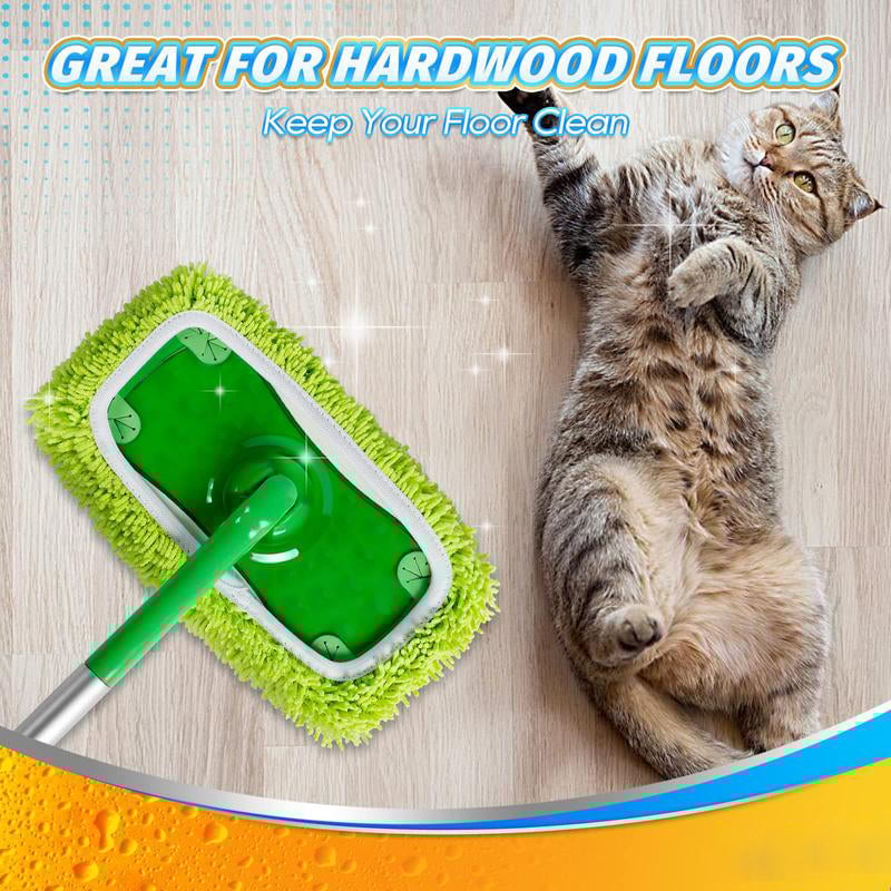 BowLift | Chenille Mop Refill Pads for Home Use – Replacement Mop Heads for Floor Cleaning