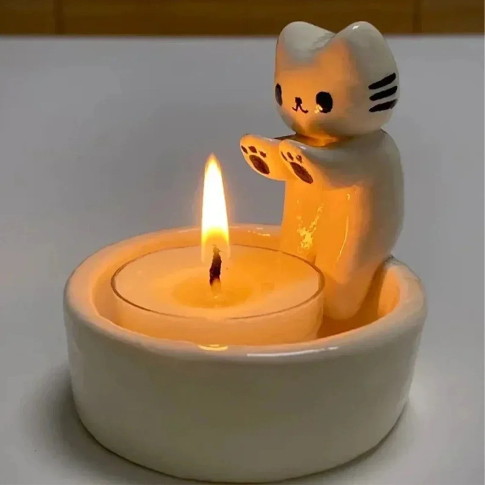 BowLift | Cute Cat Candle Holders