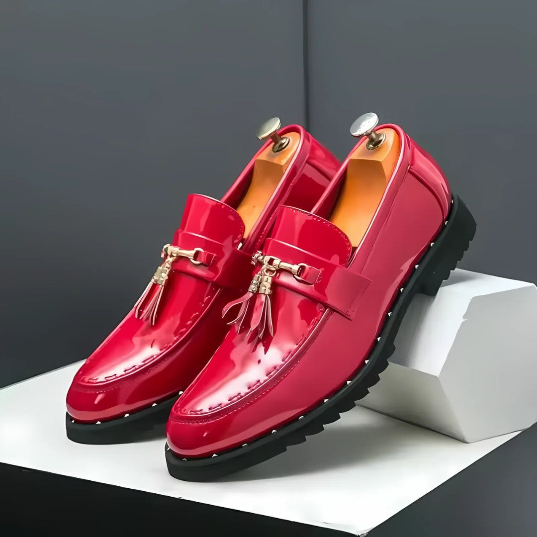Tassel Loafers with Classic Metal Bit