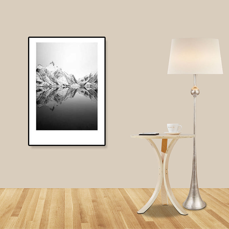 BowLift | Tropical Rocky Bay Seascape Canvas Print Dark Color Texture Wall Art for the Living Room
