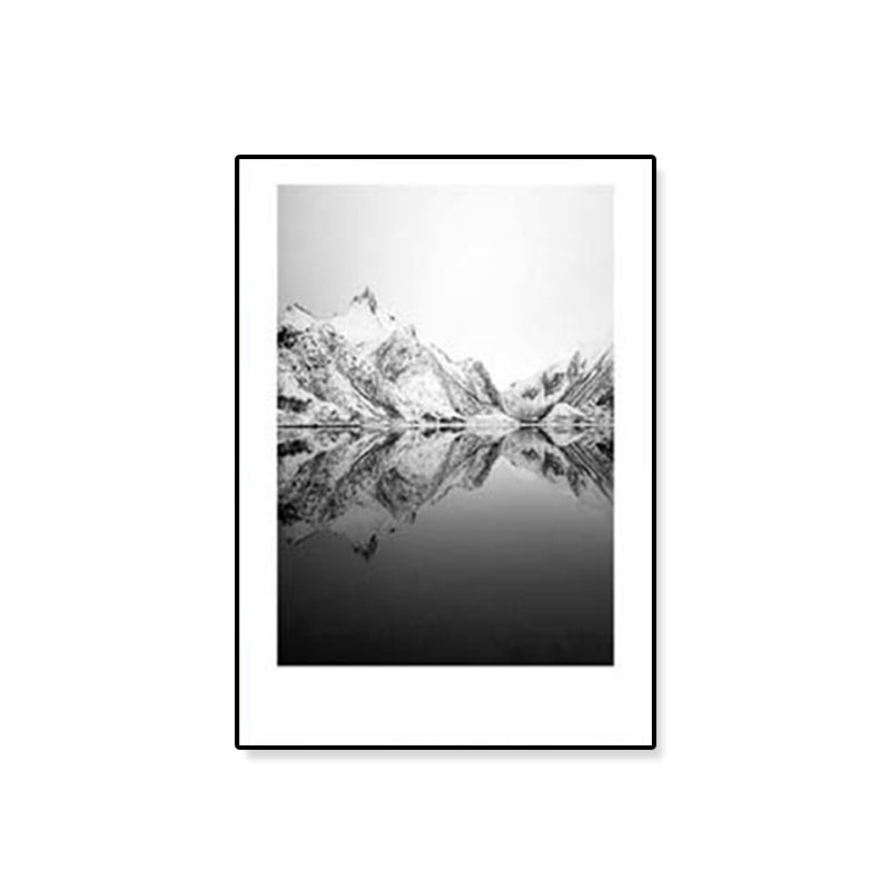 BowLift | Tropical Rocky Bay Seascape Canvas Print Dark Color Texture Wall Art for the Living Room