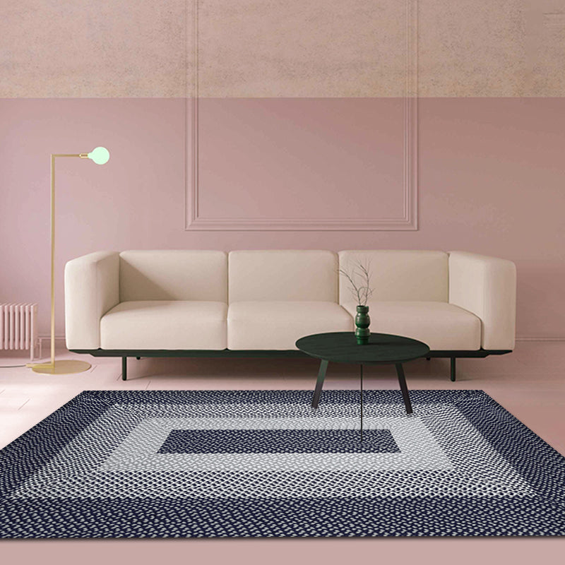 BowLift | Unique Rustic Floor Mat Cotton Geometric Pattern Rug Washable Pet Friendly Non-Slip Carpet for Living Room