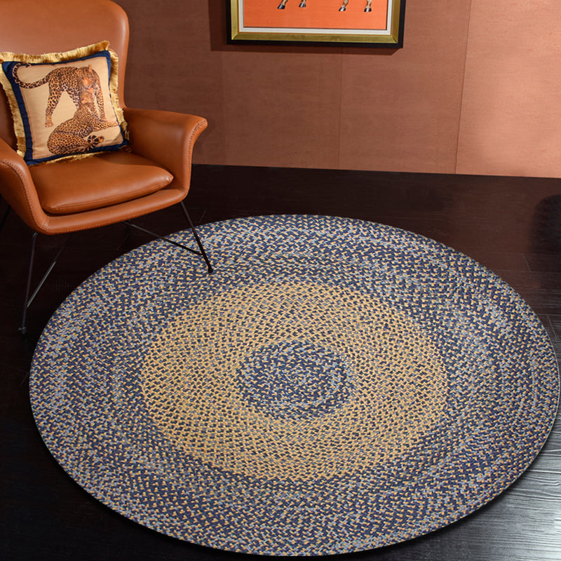 BowLift | Stylish Country Rug Gray Circle Pattern Rug Pet Friendly Non-Slip Washable Rug for Decoration