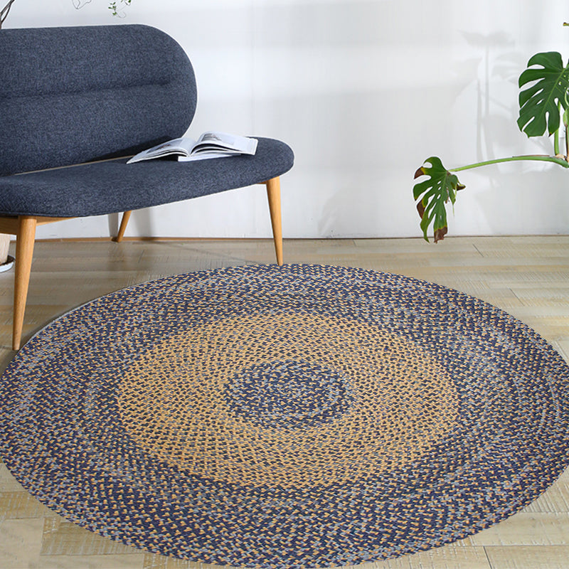 BowLift | Stylish Country Rug Gray Circle Pattern Rug Pet Friendly Non-Slip Washable Rug for Decoration