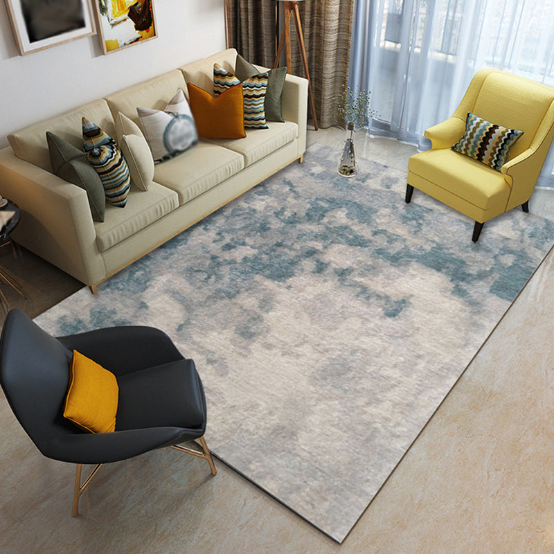 BowLift | Industrial Abstract Rug Multicolor Polyester Rug Non-Slip Pet-Friendly Washable Rug for the Living Room