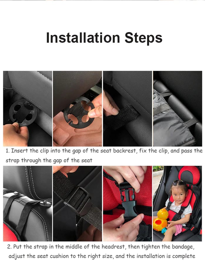 BowLift | Auto Child Safety Seat Simple Car Portable Seat Belt