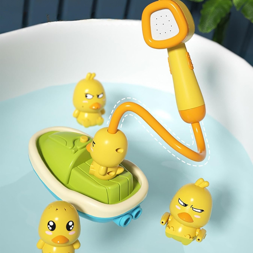 BowLift | Bath Toy Set Floating Ducks Shower Spray