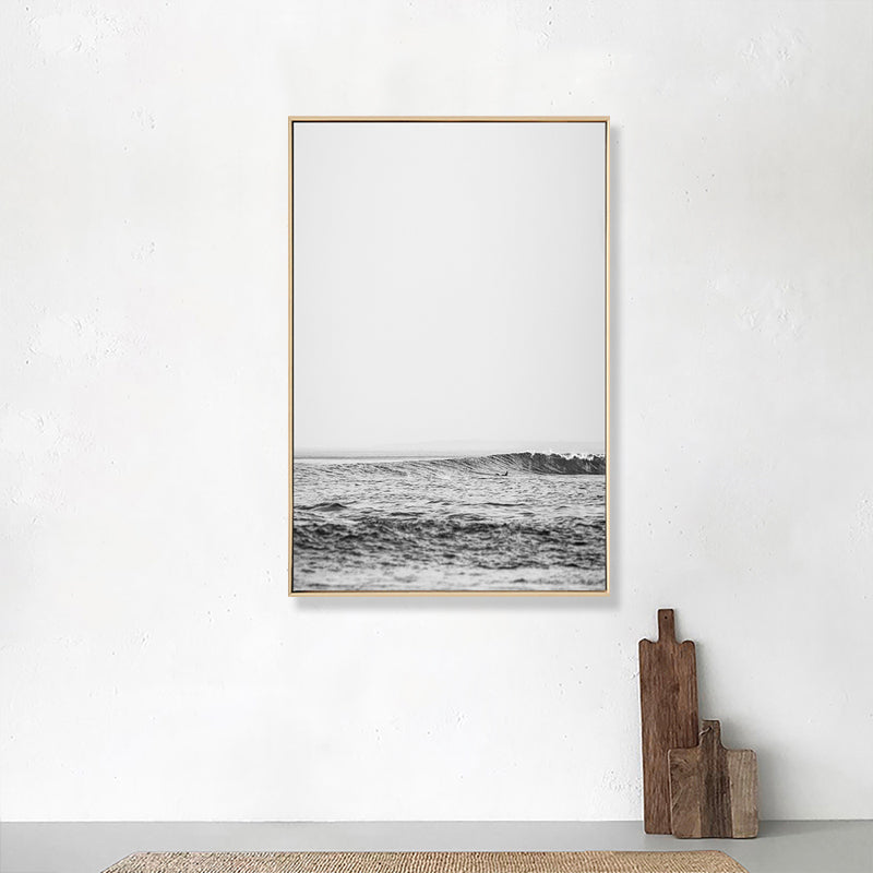 BowLift | Tropix Photo Ocean Surface Art Print Fabric Texture Light Color Wall Decoration for Home