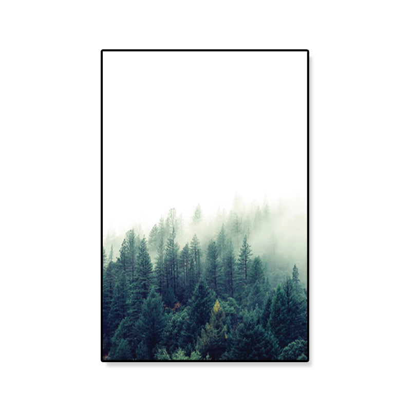 BowLift | Tropics Natural Landscape Wall Art Living Room Canvas Print in Dark Color, Multiple Sizes